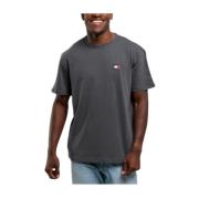 Tommy Hilfiger Klassisk Badge T-shirt Gray, Herr