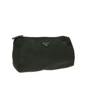 Prada Vintage Pre-owned Nylon prada-vskor Green, Dam