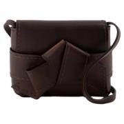 Acne Studios Laeder handvskor Brown, Dam