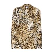 Roberto Cavalli Blus Multicolor, Dam