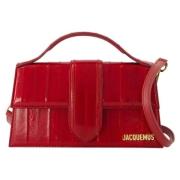 Jacquemus Laeder crossbodyvskor Red, Dam