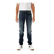 Replay Slim Fit Mid Waist Jeans Blue, Herr