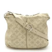 Louis Vuitton Vintage Pre-owned Laeder crossbodyvskor Beige, Dam