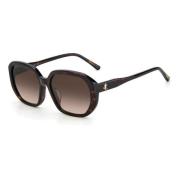 Jimmy Choo Brun Acetat Solglasögon Kategori 3 Brown, Dam