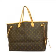 Louis Vuitton Vintage Pre-owned Tyg louis-vuitton-vskor Brown, Dam