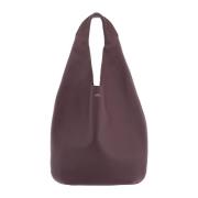 A.p.c. Le Neige Hammered Leather Tote Bag Purple, Dam