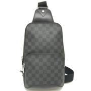 Louis Vuitton Vintage Pre-owned Canvas crossbodyvskor Black, Herr