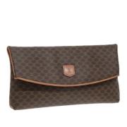 Celine Vintage Pre-owned Laeder kuvertvskor Brown, Dam