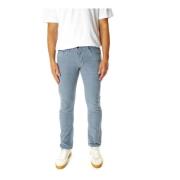 Replay Corduroy Straight Fit Byxor Blue, Herr