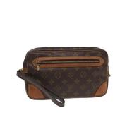 Louis Vuitton Vintage Pre-owned Canvas louis-vuitton-vskor Brown, Dam