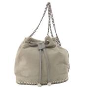 Stella McCartney Pre-owned Pre-owned Canvas axelremsvskor Gray, Dam