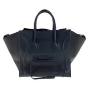 Celine Vintage Pre-owned Laeder totevskor Black, Dam