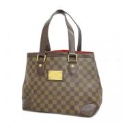 Louis Vuitton Vintage Pre-owned Tyg louis-vuitton-vskor Brown, Dam