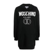 Moschino Avslappnad Svart Mini Klänning Black, Dam