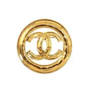 Chanel Vintage Pre-owned Tyg chanel-smycken Yellow, Unisex