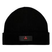 Peuterey Silli 04 Svart Beanie Mössa Black, Herr