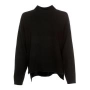 Drykorn Timothea2 Stickad Tröja med Turtleneck Black, Dam