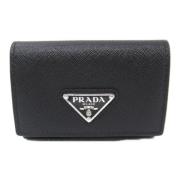 Prada Vintage Pre-owned Laeder handvskor Black, Dam