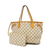 Louis Vuitton Vintage Pre-owned Tyg louis-vuitton-vskor White, Dam