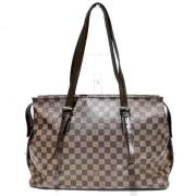 Louis Vuitton Vintage Pre-owned Canvas axelremsvskor Brown, Dam