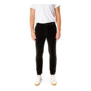 Nn07 Slim Cord Chino Byxor med Kostymfunktioner Black, Herr