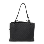 Gucci Vintage Pre-owned Canvas axelremsvskor Black, Dam