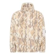 Carlo Colucci Mysig Oversized Teddyjacka Beige, Herr