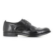 Officine Creative Svarta läder Derby skor Black, Herr