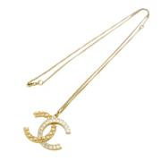 Chanel Vintage Pre-owned Guld chanel-smycken Yellow, Dam