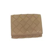 Bottega Veneta Vintage Pre-owned Laeder plnbcker Beige, Dam