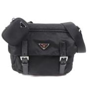 Prada Vintage Pre-owned Canvas prada-vskor Black, Dam