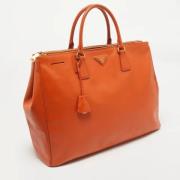 Prada Vintage Pre-owned Tyg totevskor Orange, Dam