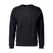 Lyle & Scott Tonal Eagle Crew Neck Sweater Black, Herr