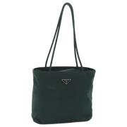 Prada Vintage Pre-owned Nylon prada-vskor Green, Dam