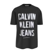 Calvin Klein Logo illusion t-shirt Black, Herr