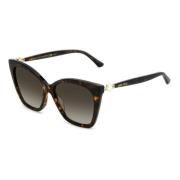 Jimmy Choo Brun Acetat Solglasögon Kategori 3 Brown, Dam