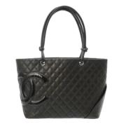 Chanel Vintage Pre-owned Laeder chanel-vskor Black, Dam