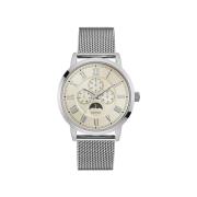 Guess Klassisk Silver Stål Klocka Gray, Dam