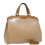 Louis Vuitton Vintage Pre-owned Laeder louis-vuitton-vskor Beige, Dam