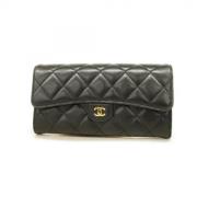 Chanel Vintage Pre-owned Laeder plnbcker Black, Dam