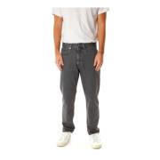 Edwin Tapered Fit Jeans med 5-ficksstil Gray, Herr