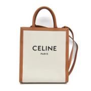 Celine Vintage Pre-owned Canvas celine-vskor White, Dam