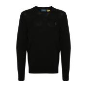 Ralph Lauren Tröjor Svart Black, Herr