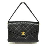 Chanel Vintage Pre-owned Laeder handvskor Black, Dam