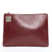 Celine Vintage Pre-owned Laeder kuvertvskor Red, Dam