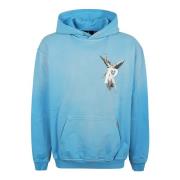 Represent Elektrisk Blå Archangel Hoodie Blue, Herr