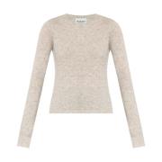 Isabel Marant Étoile Beige Tröja med Obira-Ga Stil Beige, Dam