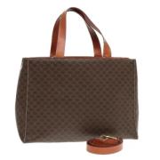 Celine Vintage Pre-owned Laeder handvskor Brown, Dam