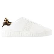 Versace Tyg sneakers White, Dam