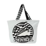 Chanel Vintage Pre-owned Tyg chanel-vskor Black, Dam